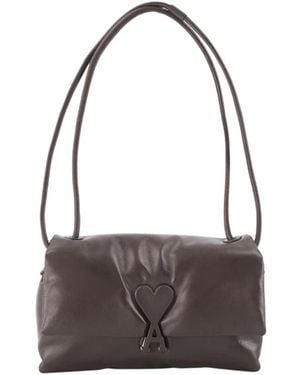 Ami Paris Shoulder Bags - Brown