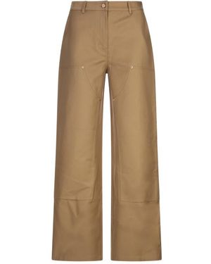 CASABLANCA Wide Trousers - Natural