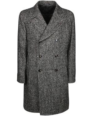 Tagliatore Double-Breasted Coats - Grey