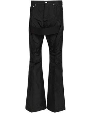 Rick Owens Wide Trousers - Black