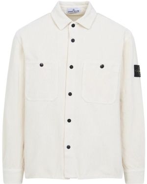 Stone Island Light Jackets - Bianco