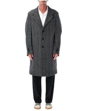 Givenchy Single-Breasted Coats - Negro