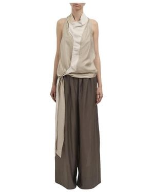 Entire studios Tank Top Fluid Shell - Naturel
