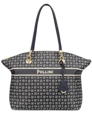 Pollini Tote Bags - Black