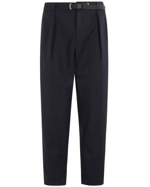 White Sand Straight Trousers - Blue