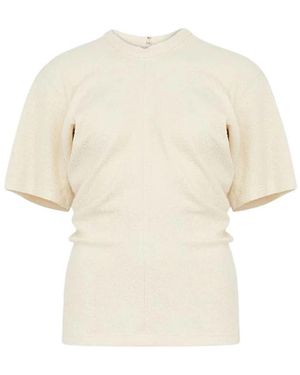 Acne Studios Tops ,Wol Tee-Shirt - Naturel