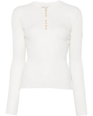 Soft Goat Long Sleeve T-Shirts - White
