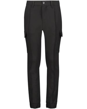 Aeden Slim-Fit Trousers - Negro