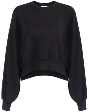 Elisabetta Franchi Sweatshirts - Black