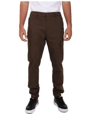 HUGO Slim-Fit Trousers - Brown