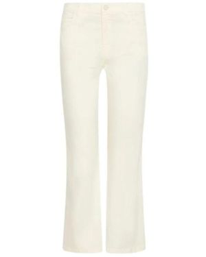 Marella Cropped Trousers - Blanco