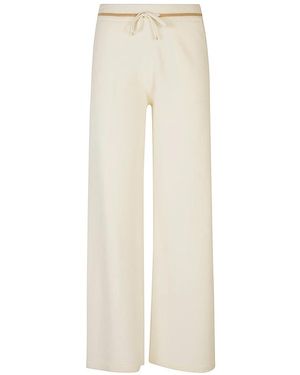 Eleventy Wide Trousers - Natural