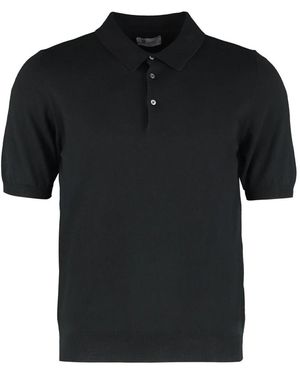 THE (Alphabet) Polo Shirts - Black