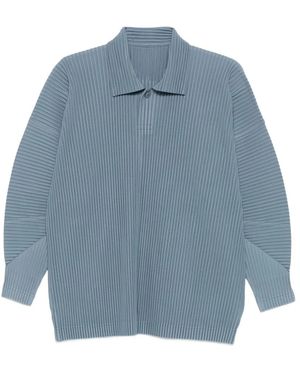 Issey Miyake Klassisches Polo Shirt Für Herren - Blau