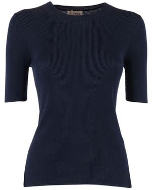 P.A.R.O.S.H. Round-Neck Knitwear - Blue