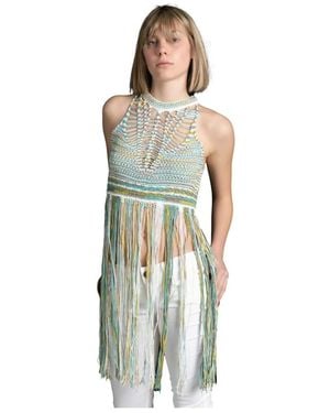 Missoni Sleeveless Tops - Green