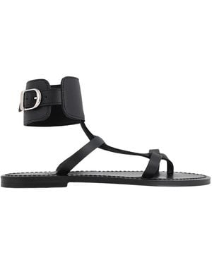 K. Jacques Flat Sandals - Black