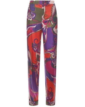 PUCCI Slim-Fit Trousers - Red