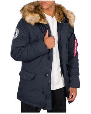 Alpha Industries Winter Jackets - Azul