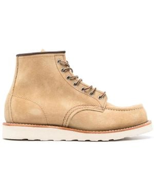 Red Wing Lace-Up Boots - Natural
