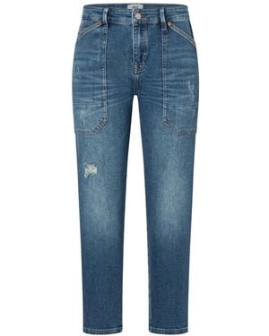 M·a·c Cropped Jeans - Azul