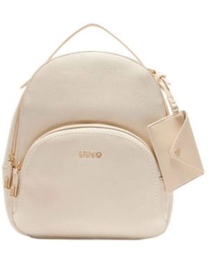 Liu Jo Stilvolle Bucket Bag & Rucksack Bianco - Natur