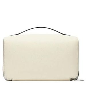 Valextra Toilet Bags - Neutre