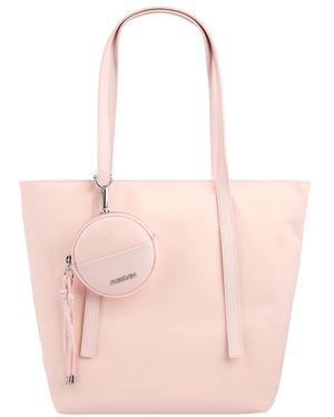 Marc Cain Faux Leather Schultertasche - Pink