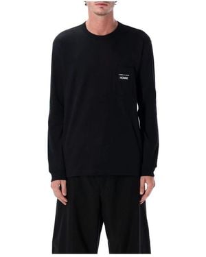 Comme des Garçons Long Sleeve Tops - Zwart