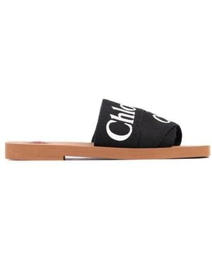 Chloé Sliders - Negro