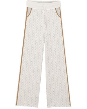 MC2 Saint Barth Wide Trousers - White