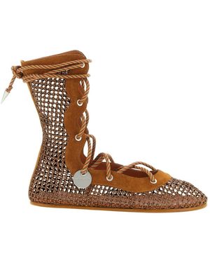 Kiko Kostadinov Reticella Schnürstiefel - Braun