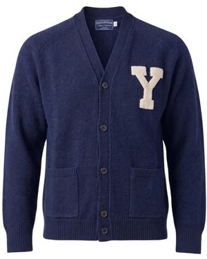 chesapeake's Truien & Vesten ,Blauw ,Wol Ivy Varsity Wool Cardigan
