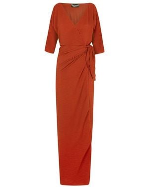 Cortana Wrap Dresses - Red