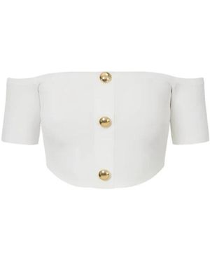 Elisabetta Franchi Blouses - White