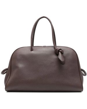 Jacquemus Braune Lederhandtasche Aw25