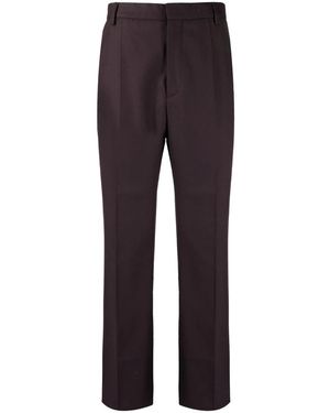 Nanushka Straight Trousers - Purple
