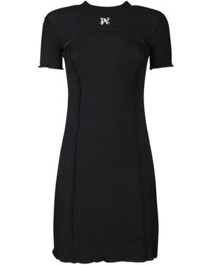 Palm Angels Short Dresses - Black