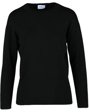 Marella Round-Neck Knitwear - Negro