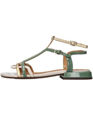 Chie Mihara Flat Sandals - Metallic