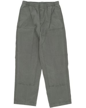 Obey Straight Trousers - Grey