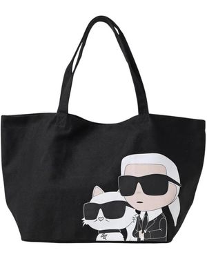 Karl Lagerfeld Tote Bags - Nero