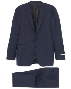 Canali Single Breasted Suits - Blu