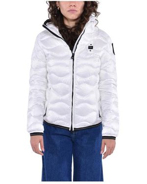 Blauer Winter Jackets - White