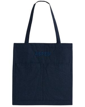 Aspesi Tote Bags - Blue