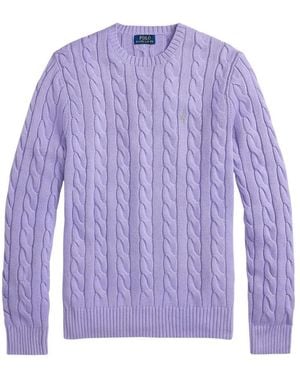 Ralph Lauren Round-Neck Knitwear - Purple