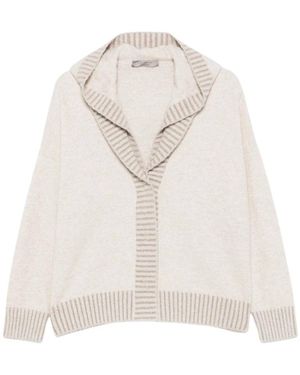 D.exterior Cardigans - White