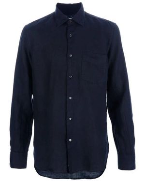 Aspesi Overhemden ,Blauw ,Nylon Zijden & Nylon Shirt