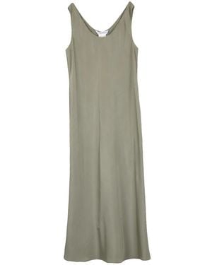 Max Mara Formosa Satin Dress - Groen