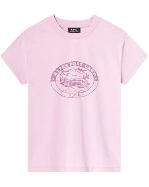 A.P.C. T-Shirts - Rosa